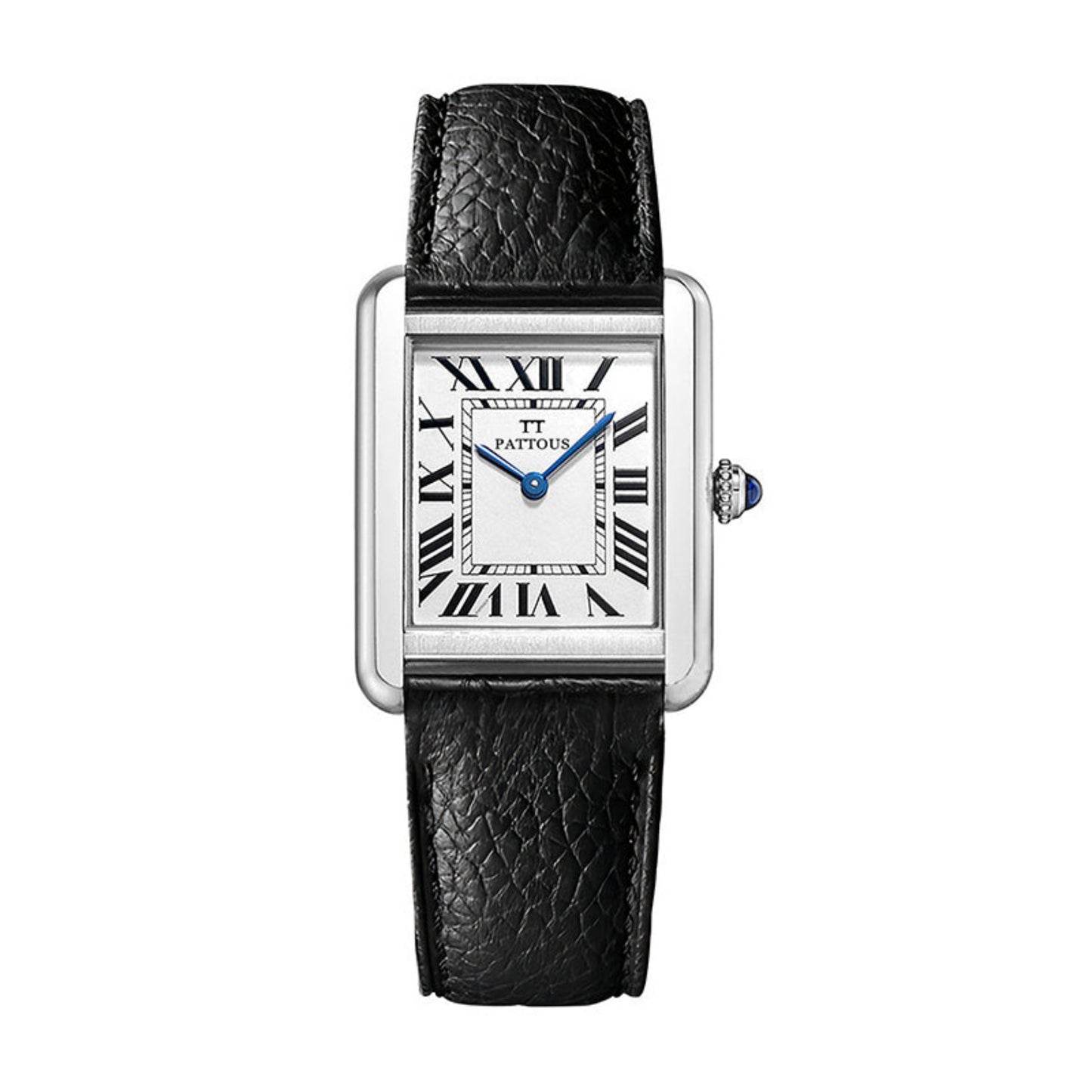 PATTOUS Ultra-Thin Square Quartz Women's Watch | Minimalist White Dial  | 50M Waterproof | Premium Business Dress Watch | Perfect Gift for Her